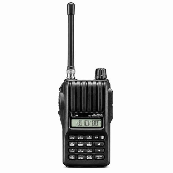Icom IC-V80E 5.5W VHF Handheld Ham Radio | IP67 Waterproof Transceiver