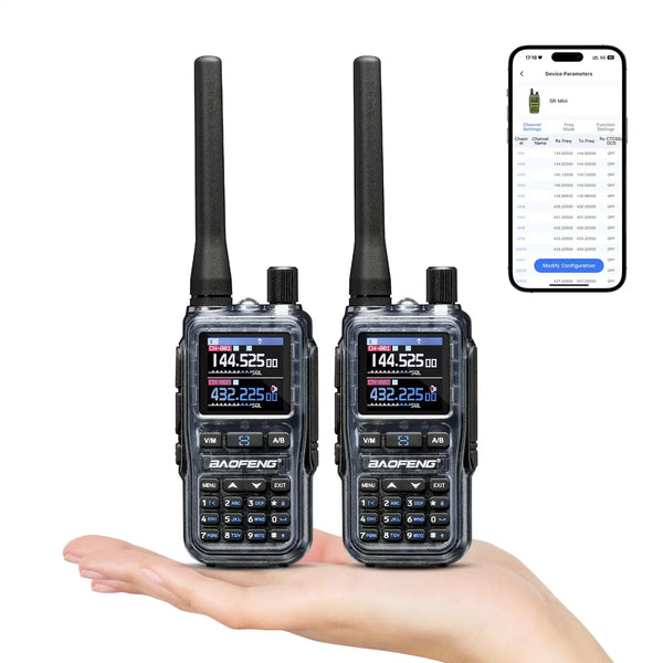 Baofeng UV-5R Mini / GT-5R Mini 5W Dual Band Walkie Talkie – Compact, Powerful & Smart