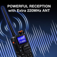 Baofeng K5 Plus 10W Tri-Band Walkie Talkie | Long Range Handheld Radio