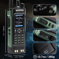 Baofeng UV-32 10W Multi-Band GPS Walkie Talkie – Tri-Band Long Range Ham Radio
