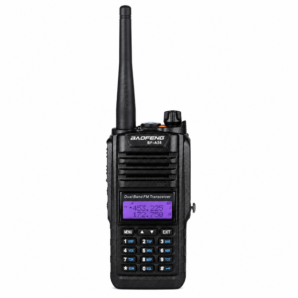 Baofeng BF-A58 IP67 Waterproof Walkie Talkie – Rugged Dual Band Two-Way Radio