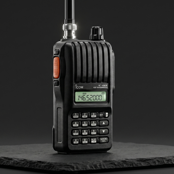 Icom IC-V80E 5.5W VHF Handheld Ham Radio | IP67 Waterproof Transceiver