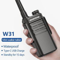 Baofeng BF-W31 IP54 Water & Dust-Proof Walkie Talkie | UHF Two-Way Radio
